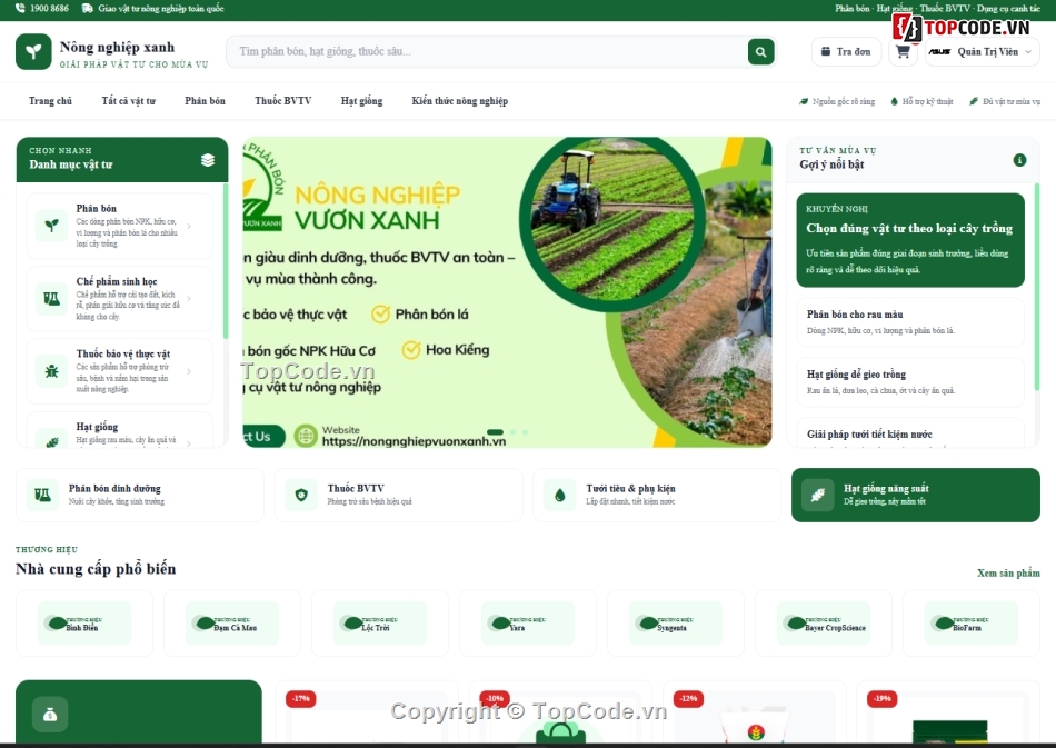 website,nông nghiệp,website nông nghiệp